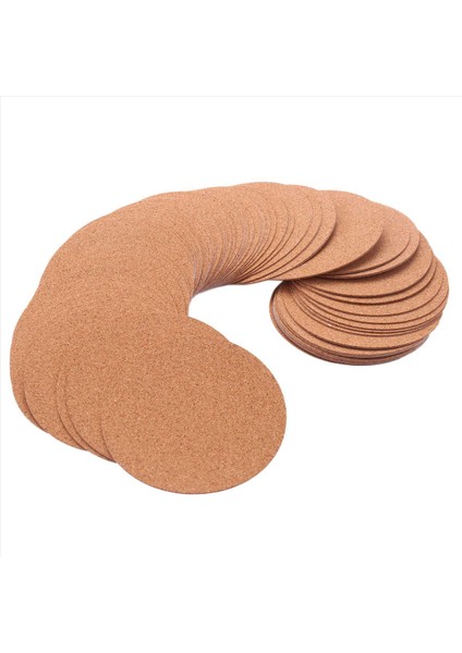 Kendinden Yapışkanlı Bardak Altlıkları Cork Paspaslar Cork ve Diy El Sanatları Malzemeleri Için (300 Adet Yuvarlak) (Yurt Dışından) fiyatları