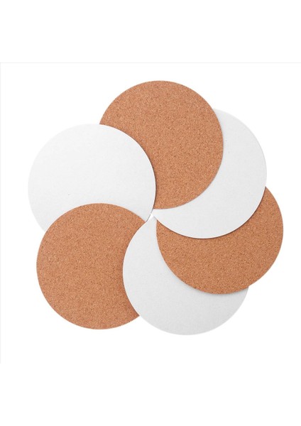 Kendinden Yapışkanlı Bardak Altlıkları Cork Paspaslar Cork ve Diy El Sanatları Malzemeleri Için (300 Adet Yuvarlak) (Yurt Dışından) indirimleri