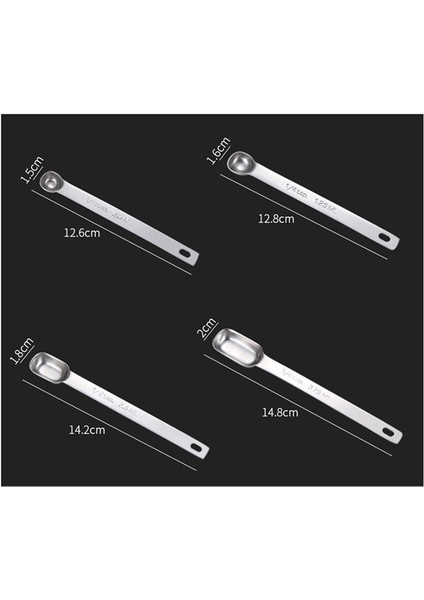 6 Adet Kaşık Seti Paslanmaz Çelik Ölçüm Kaşıkları Uzun Saplı Ölçüm Kaşıkları Metal Yemek Kaşığı Ölçüm (Yurt Dışından) modelleri