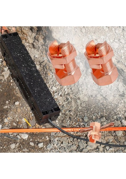 10 Adet Bölünmüş Cıvata Konnektörü Topraklama Bölünmüş Cıvata Konnektörü Tellerde Tam Toprak Için Bölünmüş Cıvata Konnektörü Tj-25 (Yurt Dışından) indirimleri