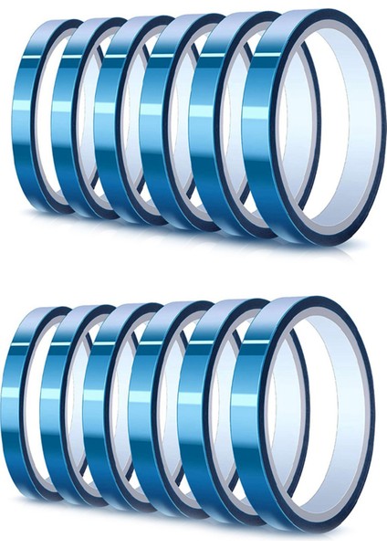 Termal Transfer Için 12 Rulo Yüksek Sıcaklık Yapışkan Bant Termal Vinil Presleme Bandı Isıya Dayanıklı Süblimasyon (Yurt Dışından)