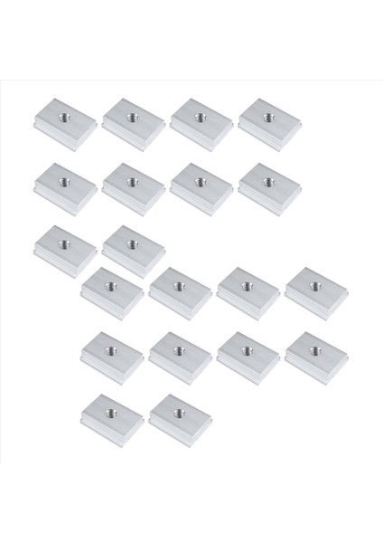 M6 T-Track Sürgülü Somun Alüminyum Alaşım T Yuva Somunu Ahşap Işleme Aracı Için Somun Vidalı Yuva Fineter 100 Pcs (Yurt Dışından)