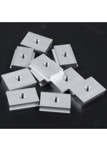 M6 T-Track Sürgülü Somun Alüminyum Alaşım T Yuva Somunu Ahşap Işleme Aracı Için Somun Vidalı Yuva Fineter 100 Pcs (Yurt Dışından) modelleri