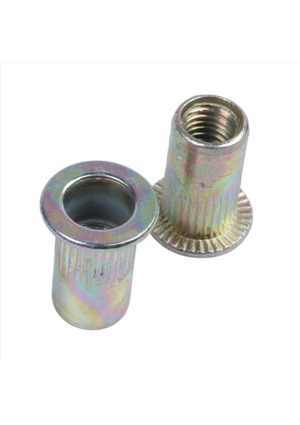 100PCS Düz Kafa Metrik Çelik M5 Perçin Somunu Takma (Yurt Dışından) fiyatları