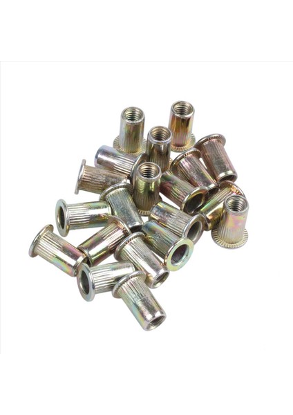 100PCS Düz Kafa Metrik Çelik M5 Perçin Somunu Takma (Yurt Dışından) modelleri