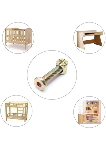 Bebek Yatağı Vidaları Cıvatalar Kiti Hex Soket Kapak Cıvataları Namlu Somunları Çeşitlilik Kiti Beşik Sandalyeleri Için M6 200PCS (Yurt Dışından) indirimleri