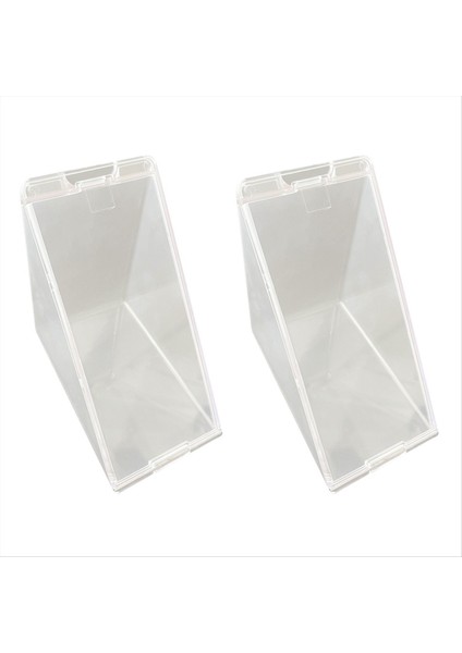 Üçgen Sandviç Konteyner Yeniden Kullanılabilir Yıkanabilir Sandviç Kutusu Temiz Sandviç Kutuları 2 Pcs (Yurt Dışından)