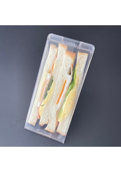 Üçgen Sandviç Konteyner Yeniden Kullanılabilir Yıkanabilir Sandviç Kutusu Temiz Sandviç Kutuları 2 Pcs (Yurt Dışından) indirimleri