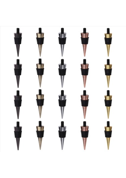 20PIECES Dişli Post Metal Şarap Tıpa ile Boş Şişe Durdurucu Ahşap Turning Dıy Projesi Için Donanım Set Donanımı (Yurt Dışından) fiyatları