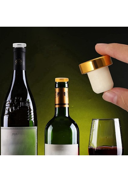 48X T Şeklinde Tıpa Cork Şarap Tıpa Şişe Durdurucular Şarap Şişesi Durdurucu Sızdırmazlık Fişe Şişe Şişe Şişe Şişeleri Şişeler (Yurt Dışından) indirimleri