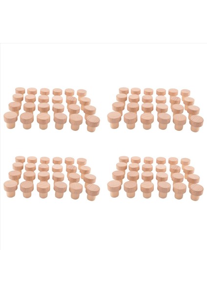 96PC Şarap Şişe Mantarları T Şekarlı Fişleri Şarap Şarap Tıpası Yeniden Kullanılabilir Şarap Eşekleri Ahşap ve Lastik Şarap Tıpa (Yurt Dışından)