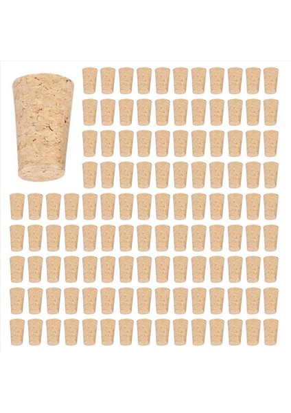 Ahşap Şişe Durdurucu Yumuşak Ahşap Partmanlar Şarap Yapımı Için Şarap Yapımı Için Konik Cork Ahşap Bira Şişesi Tıpası Şarap Şişesi Için 120 Pcs (Yurt Dışından)
