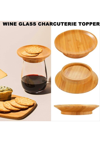 6 Adet Şarap Camını Kaplar Ahşap Içme Camı Kapakları Odun Su Bardağı Toppers Enkaz ve Tozu Korur (Yurt Dışından) indirimleri