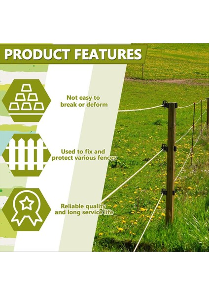 25PCS Z Pim Kilit T Post Issulator Siyah Z Post Izolatör T Çiftçiler ve Rancher&#39 Lar Için Post Pimi Kilit Izolatörü (Yurt Dışından) fiyatları