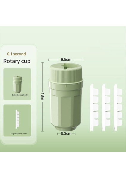 Buz Yapımı Bardak Buz Makinesi Ev Buz Yapma Kutusu Yeşil (Yurt Dışından) fiyatları