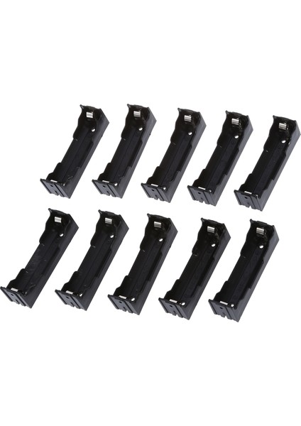 18650 Pil Kutusu Kutusu 1 Adet Şeffaf ve 10 Adet Siyah Için 11 Adet Pil Holde (Yurt Dışından) indirimleri