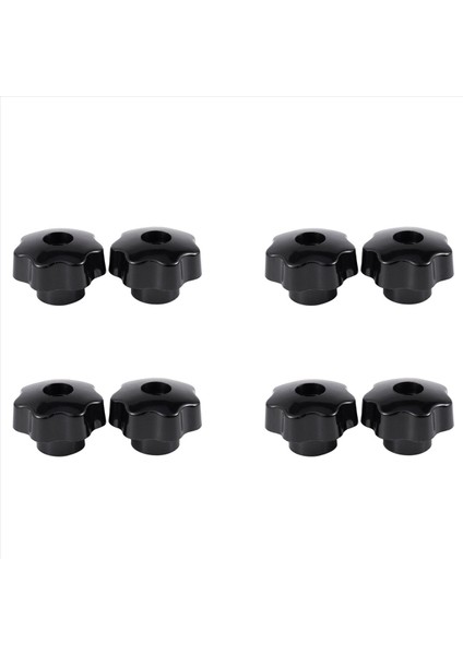 8 Adet M10 Dişi Iplik Fıstığı 50MM Plastik Yıldız Kafa Kelepçeleme Düğmesi Kavrama (Yurt Dışından)