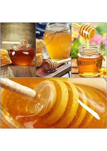 30PCS Mini Ahşap Bal Çubuğu Bal Kaşık Bal Petek Çubuğu Bal Karıştırıcı Bal Karıştırıcı Kabı Kahve Sütü Çayı Güvenli Karıştırıcı (Yurt Dışından) fırsatları