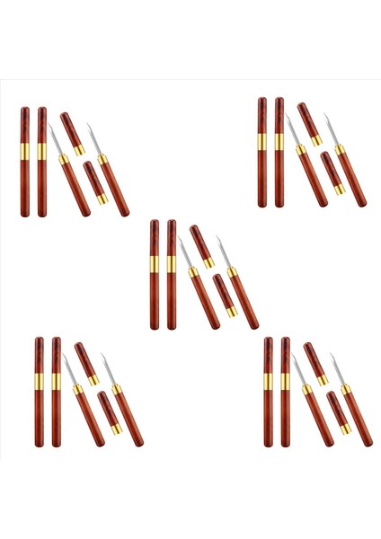 20PCS 6 1 Inç Paslanmaz Çelik Buz Toplama Ahşap Tutamak Buz Toplama Mutfak Çubuklar Piknikler Kamp Için Kapak (Yurt Dışından)