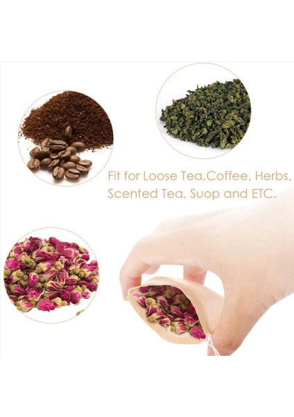 600PCS Çay Filtre Çantaları Tek Kullanımlık Çay Filtresi Torbaları Kağıt Çay Infüzer Çizme Gevşek Çay ve Kahve Için Boş Çay Poşetleri (Yurt Dışından) fiyatları