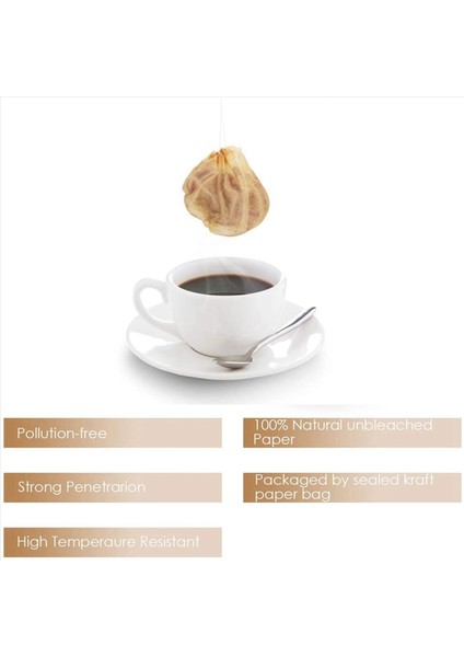 600PCS Çay Filtre Çantaları Tek Kullanımlık Çay Filtresi Torbaları Kağıt Çay Infüzer Çizme Gevşek Çay ve Kahve Için Boş Çay Poşetleri (Yurt Dışından) indirimleri