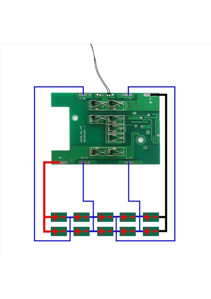 2x BL1815G Lı-Ion Pil Kılıfı Pcb Şarj Koruma Devre Kart Kutusu Makita 18V BL1813G BL1811G Leri BL1830G (Yurt Dışından) fiyatları