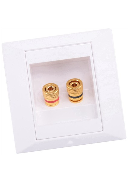 2 Jack Hoparlör Beyaz ile 8x Duvar Soketi Bağlantı Bağlantı Noktası (Yurt Dışından) fırsatları