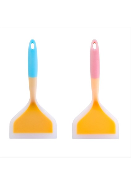 2 Adet Genişliğinde Silikon Spatulalar Isıya Dayanıklı Silikon Spatula Seti Gözleme Için Mutfak Spatula ve Daha Fazlası Esnek Bir Turner (Yurt Dışından)