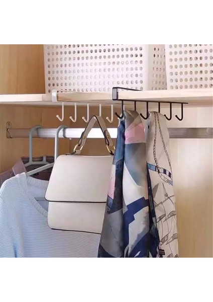 Raf Kupası Tutucu Kupa Kancası Dolap Depolama Rafı Altında Alan Tasarruf Kahve Kupası Tutucu (Yurt Dışından) indirimleri