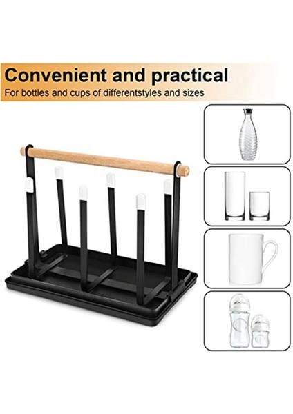 Soda Su Şişesi Tutucu Su Tepsisi Ev Drenaj Kupası Tutucu Siyah Kupa Tutucu (Yurt Dışından) modelleri