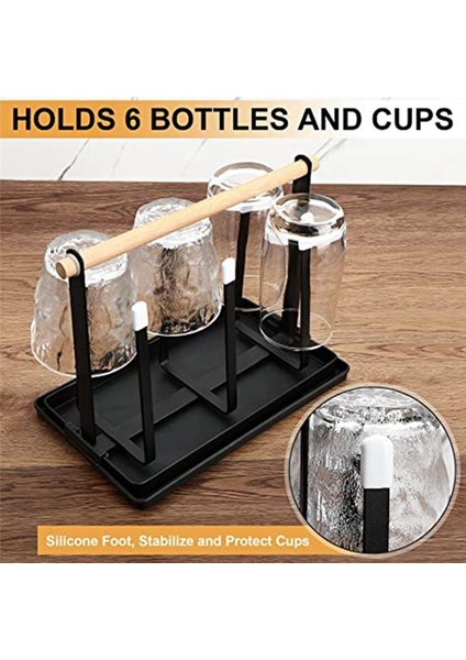 Soda Su Şişesi Tutucu Su Tepsisi Ev Drenaj Kupası Tutucu Siyah Kupa Tutucu (Yurt Dışından) fırsatları