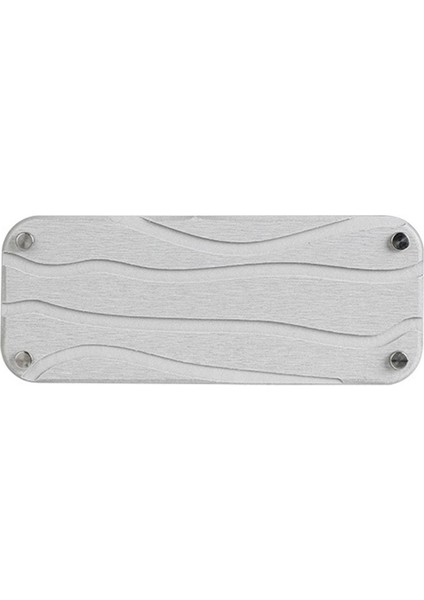 Banyo Lavabo Hızlı Kuruyan Taş Diyatomlu Toprak Lavabo Tepsisi Yemek Diş Fırçası Tutucu Dalgalı (Açık Gri) (Yurt Dışından)