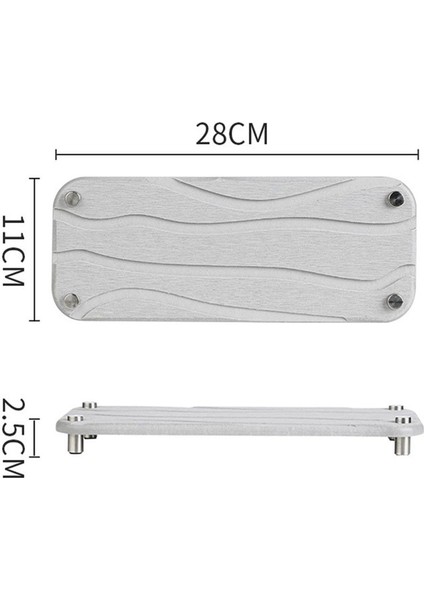 Banyo Lavabo Hızlı Kuruyan Taş Diyatomlu Toprak Lavabo Tepsisi Yemek Diş Fırçası Tutucu Dalgalı (Açık Gri) (Yurt Dışından) fiyatları