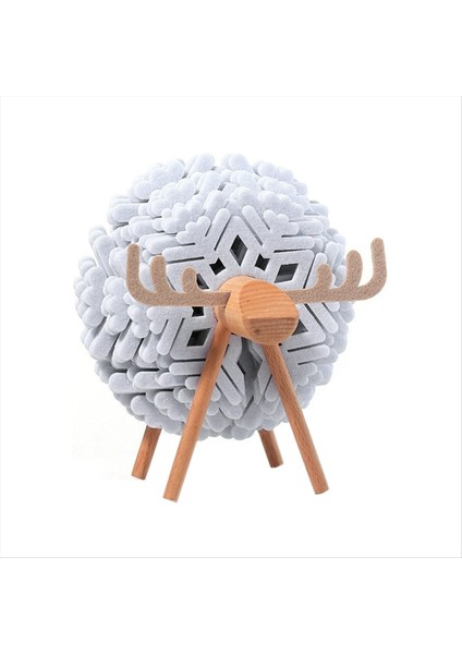 Koyun Şekil Içecek Bardak Pedleri Yalıtılmış Yuvarlak Keçe Fincan Paspaslar Ev Ofis Masası Dekor Sanat El Sanatları Gösterildiği Gibi (Yurt Dışından)