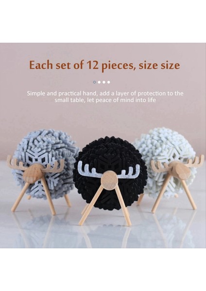 Koyun Şekil Içecek Bardak Pedleri Yalıtılmış Yuvarlak Keçe Fincan Paspaslar Ev Ofis Masası Dekor Sanat El Sanatları Gösterildiği Gibi (Yurt Dışından) fiyatları