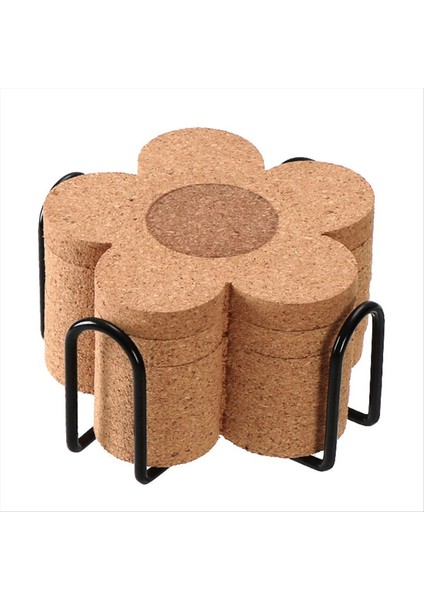 6 Adet Içecek Için Sevimli Bardak Altlıkları Emici ve Yeniden Kullanılabilir Coaster Seti 4 Inç Çiçek Şekli Bardak Altlıkları Çay Bardağı Paspas (Yurt Dışından)