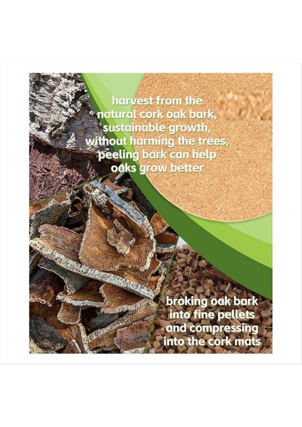 Cork Trivet Yüksek Yoğunluklu Ince Parçacık Kalın Trivetleri 7 8 Inç Isıya Dayanıklı Coaster Cork Placemats (Yurt Dışından) fiyatları