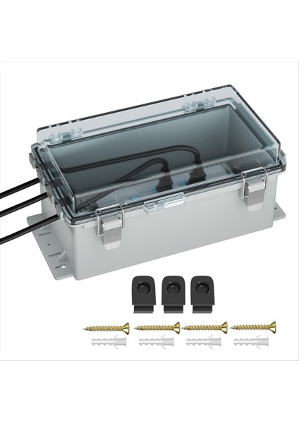 9X5X4 3 Inç Dış Mekan Uzatma Kablosu Kapağı Dış Su Geçirmez Dış Mekan Elektrik Kutusu Çıkış Fiş Kapak Kablosu Koruyucusu (Yurt Dışından)