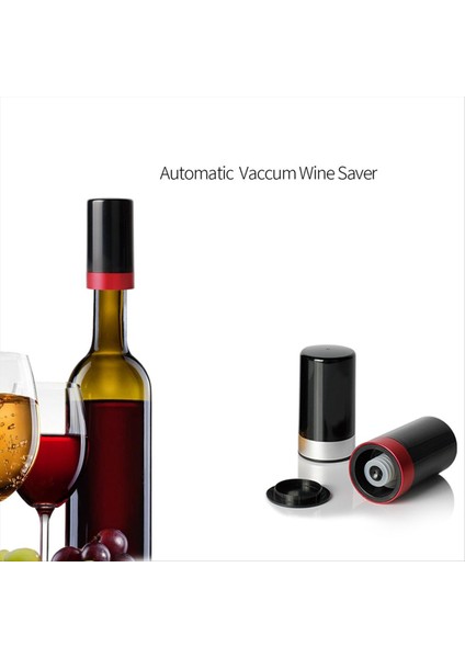 Elektrikli Vakum Şarap Şişesi Tıpa Pompası Yeniden Kullanılabilir Otomatik Taze Şarap Tıpa Mutfak Aksesuarları A (Yurt Dışından) indirimleri