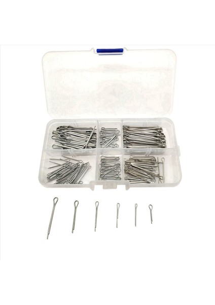 525PC Split Pins Cotter Fixings Set Çeşitli Boyutlar Çinko Kaplama Çelik Sabit Kılıf (Yurt Dışından) fiyatları