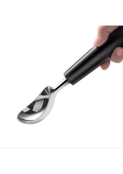 Dondurma Kepçesi Paslanmaz Çelik Dondurma Scooper Profesyonel Büyük Dondurma Kepçe ile Kaymaz Kauçuk Saplı (Yurt Dışından) fırsatları