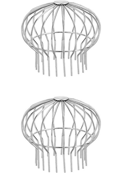 2 Paket Oluğu Koruması 304 Paslanmaz Çelik Filtre Süzgeçleri Tüketme Yaprakları ve Enkaz 4 Inç (Yurt Dışından)