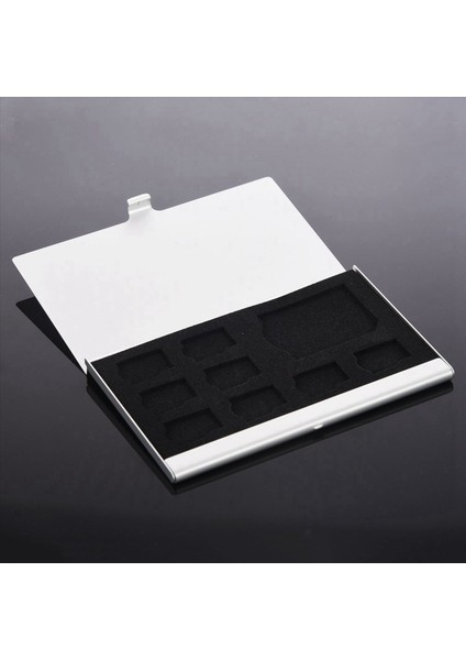 4x 9 Mikro-Sd/sd Bellek Kartı Depolama Tutucu Kutusu Koruyucu Metal Kılıfları 8 Tf &amp 1 Sd (Yurt Dışından) indirimleri