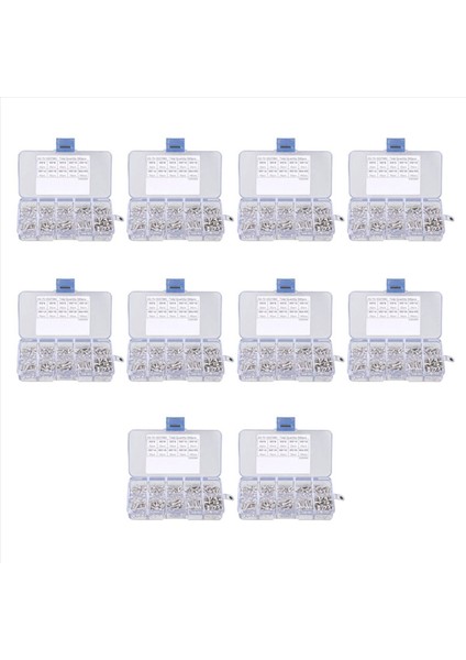 3400PCS M3 Hex Soket Vidalı Somun Paslanmaz Çelik M3 Vidalar Somun Çeşitleri Kiti Bağlantı Elemanı (Yurt Dışından) fiyatları