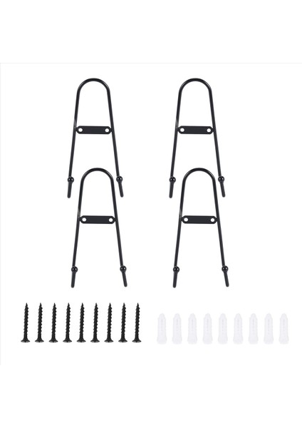 4 Paket Duvar Montajı Plaka Ekran Standları Orta Duvar Şövale Tutucu Plaka Askı Dikey Plaka Stand Tutucular Şarap Rafı (Yurt Dışından) fiyatları