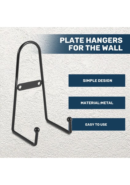 4 Paket Duvar Montajı Plaka Ekran Standları Orta Duvar Şövale Tutucu Plaka Askı Dikey Plaka Stand Tutucular Şarap Rafı (Yurt Dışından) fırsatları