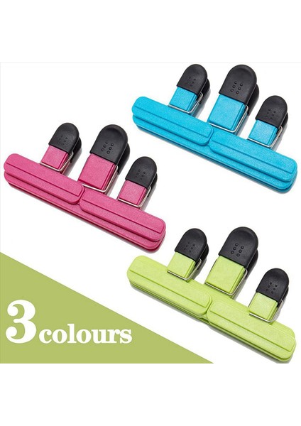 18 Paket Çip Klipsleri Gıda Çantası Klipsleri (6 Büyük ve 12 Küçük Boyut) Mutfak Klipsleri Yonga Çantası Sızdırmazlık Klipsleri (Yurt Dışından) indirimleri