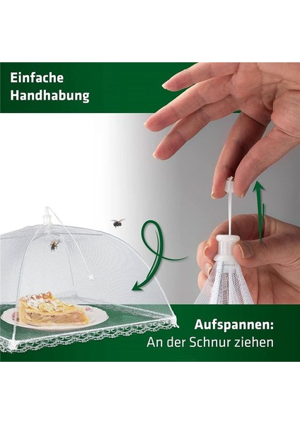 Sinek Örtüsü Böcek Koruması Kek Meyve Kasesi Bahçe Partisi Için Sineklere ve Meyve Sineklerine Karşı Örtü 3 Paket (Yurt Dışından) modelleri