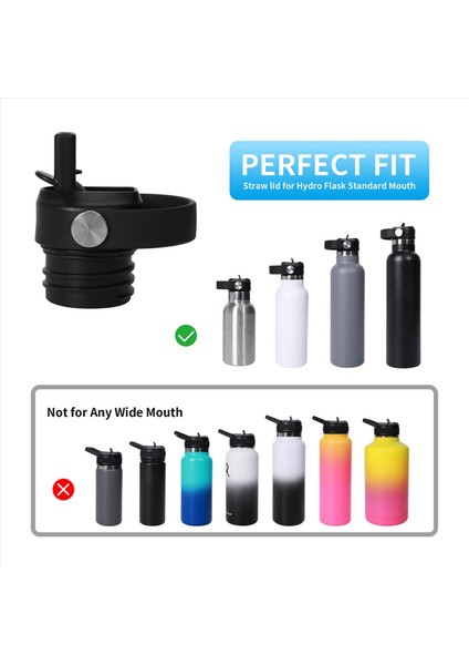 4 Adet Esnek Sap Hidro Şişe Için Üst Saman Kapak 18 21 24 Oz Basit Modern ve Çoğu Su Şişesi Kapak Değiştirme (Yurt Dışından) indirimleri