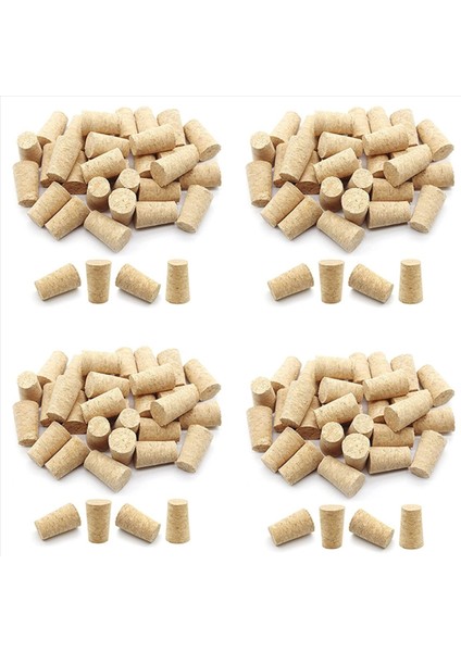 400PCS Konik Şarap Yeniden Kullanılabilir Ahşap Mantarlar Yaratıcı Portatif Sızdırmazlık Şarap Durdurucu Şarap Şişe Kapak Şişe Şarap Için (Yurt Dışından) fırsatları